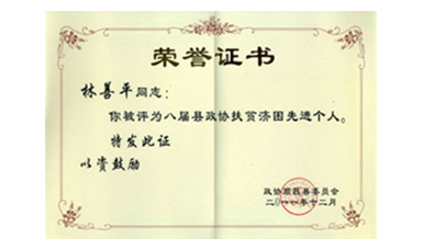 盡心盡力謀發(fā)展 盡職盡責(zé)為和諧--記縣政協(xié)常委、虹潤公司董事長林善平