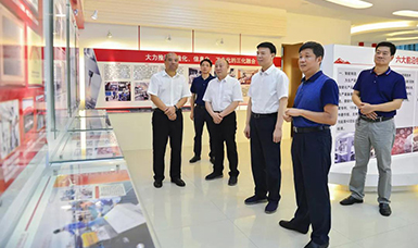福建省人大常委會黨組書記、副主任張廣敏蒞臨虹潤公司調(diào)研指導(dǎo)